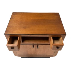 Art Deco Amsterdamse School Cabinet with Drawers by Piet Kramer, 1930s